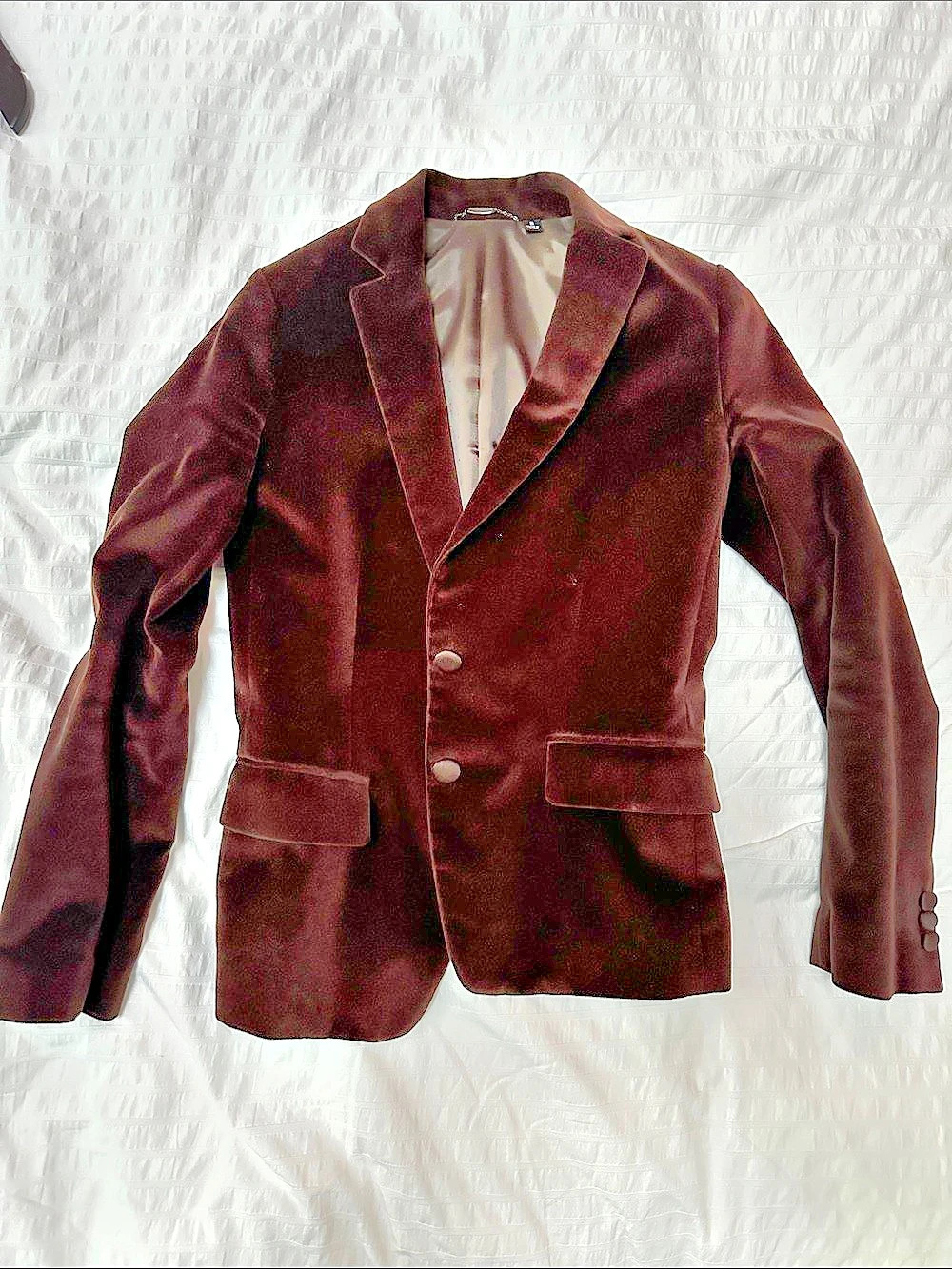 Uniqlo Women’s Brown ‘Faux Suede’ Blazer Size Large